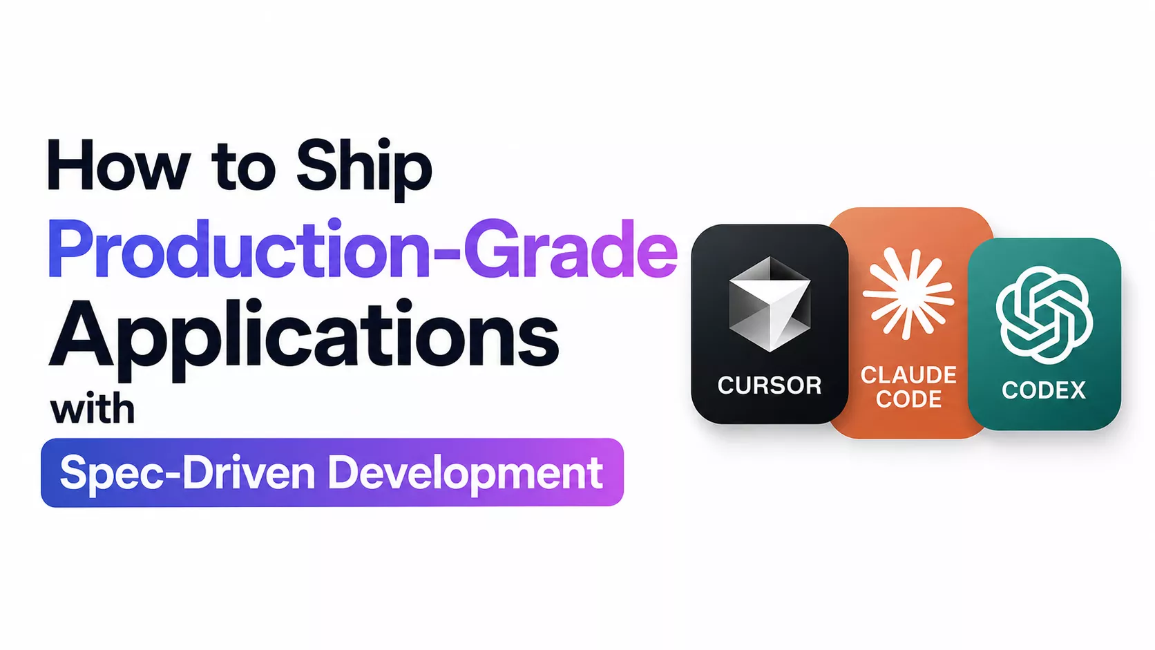 How to Ship Production-Grade Applications with Spec-Driven Development